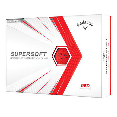 Callaway Supersoft 21 Matte Red Golf Balls